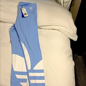 Adidas leggings baby blue